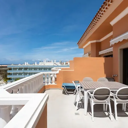 Exclusive Penthouse Playa Vistas 4 Close To The Sea And Beach, Aircondition For A Fee, Wifi, Terrace, Heated Pool
