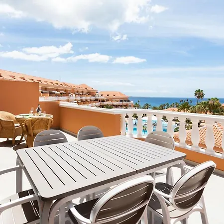 Exclusive Penthouse Playa Vistas 4 Close To The Sea And Beach, Aircondition For A Fee, Wifi, Terrace, Heated Pool * Playa de las Americas (Tenerife)