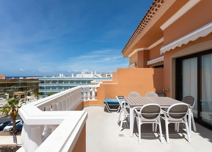 Exclusive Penthouse Playa Vistas 4 Close To The Sea And Beach, Aircondition For A Fee, Wifi, Terrace, Heated Pool